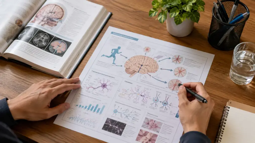 young-adult-reviewing-a-clinical-neurology-chart-for-physical-activity-dementia