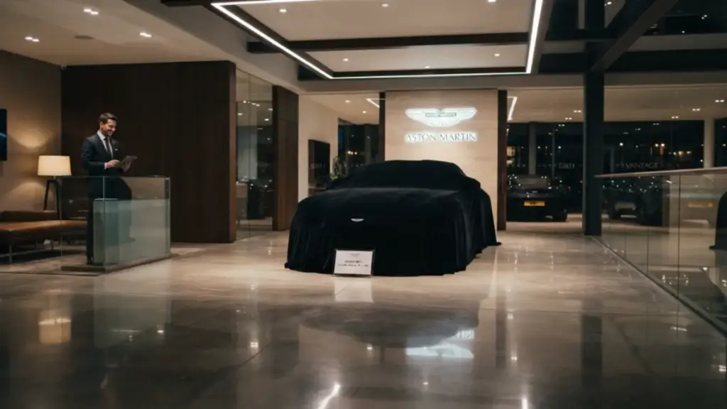 Dealership delivery bay representing the start of vehicle ownership depreciation