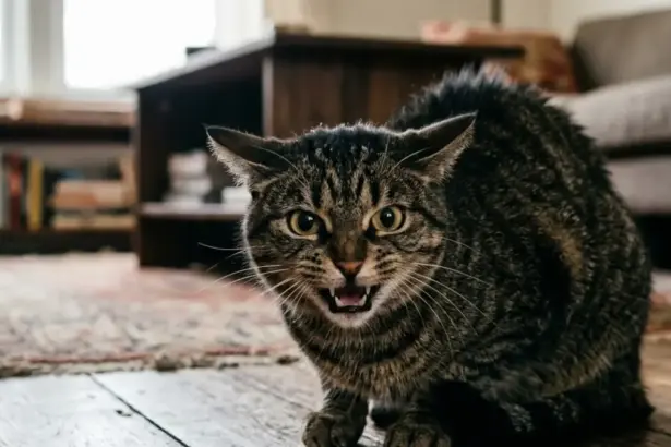 aggressive cat training methods for home warning signs