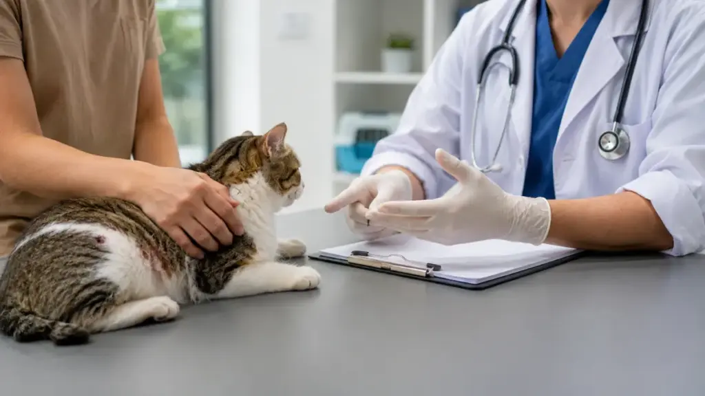 bitten-by-a-stray-cat-vet-consultation