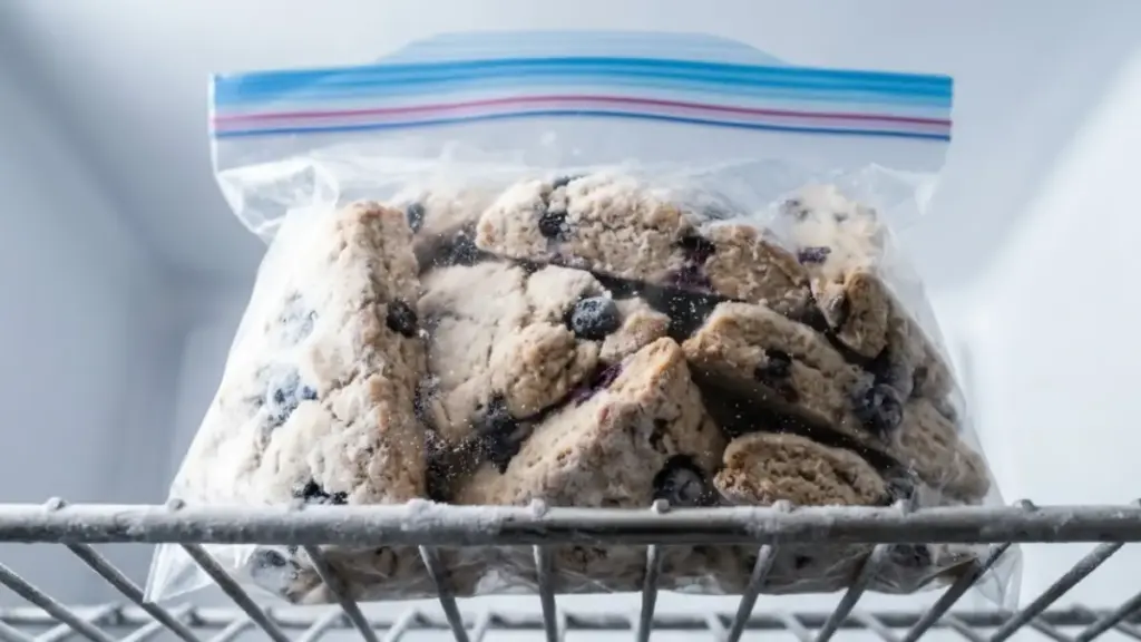 blueberry-scones-freezing-raw-dough-wedges-storage