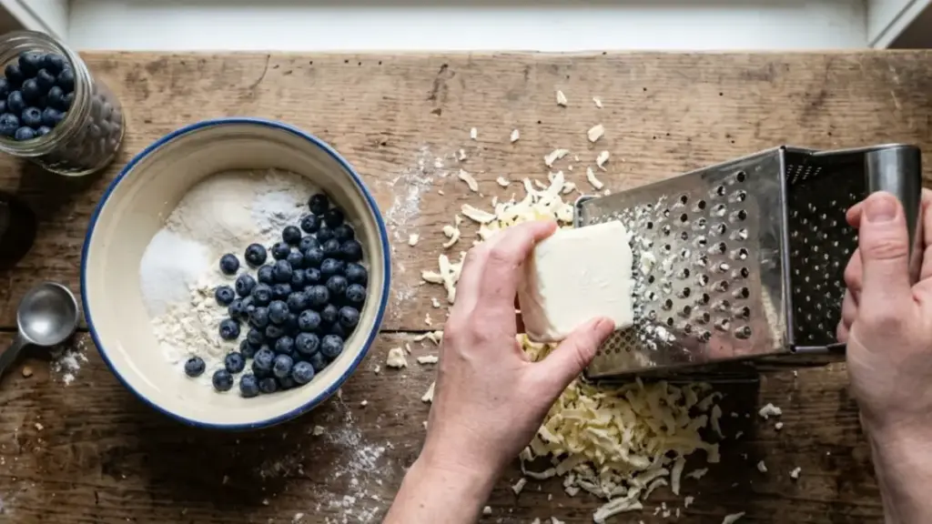 blueberry-scones-frozen-belgian-butter-grating-process