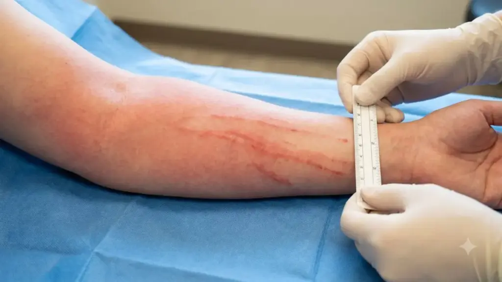 cat-bite-spreading-erythema-and-lymphangitis