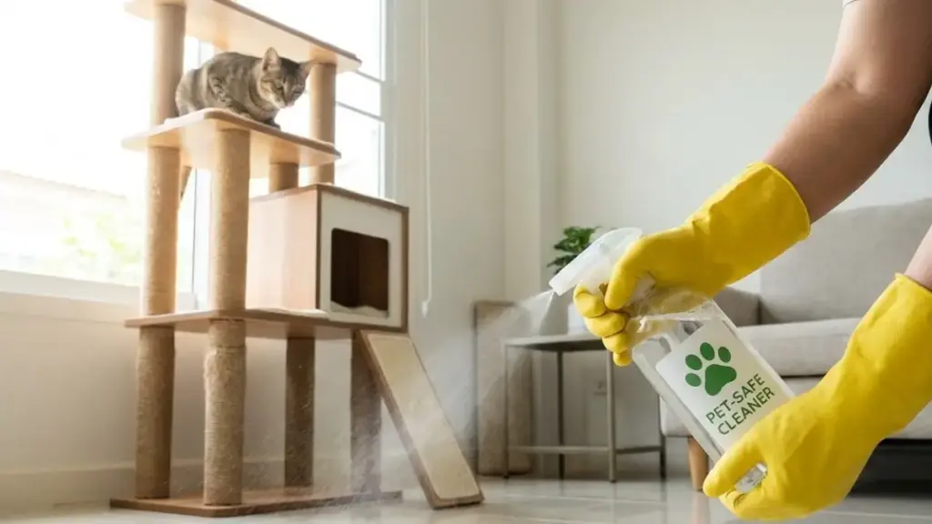 cat-is-constantly-vomiting-home-disinfection-process