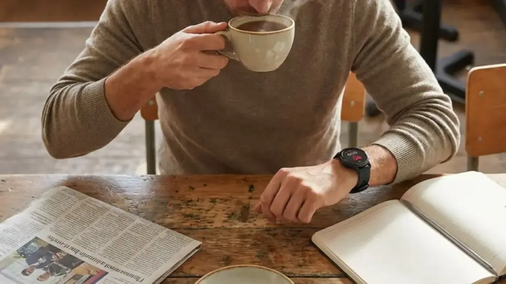 coffee-based-beverages-smartwatch-heart-rate-check
