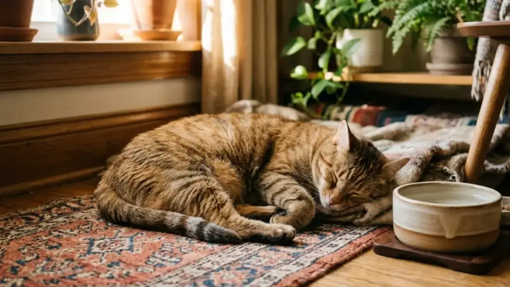 crisis-in-cats-cat-resting-shaded-spot