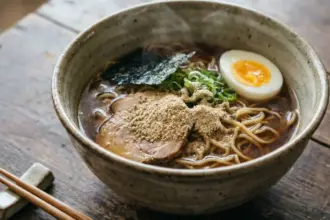 fiber supplement foods ramen steaming bowl