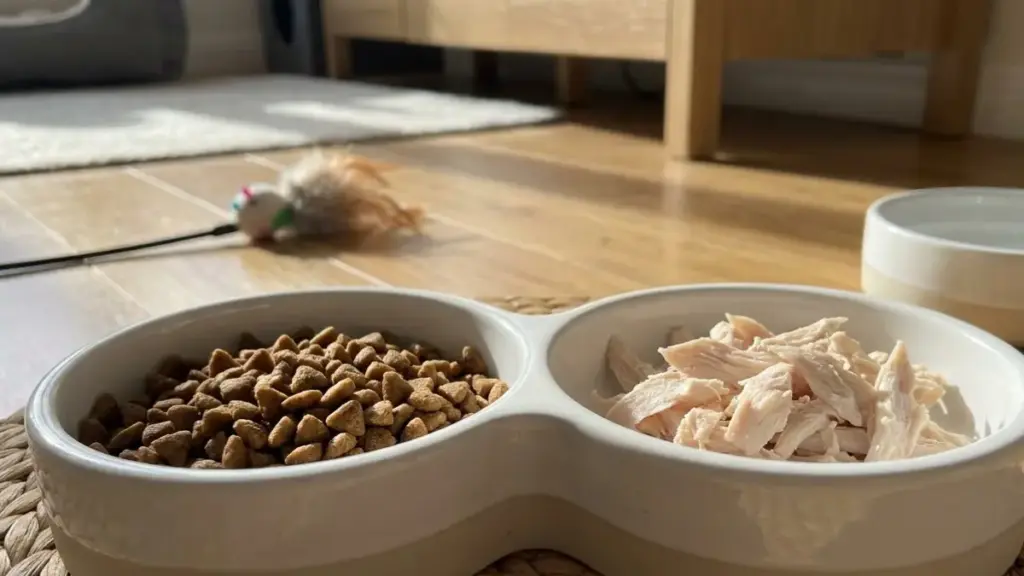 food-for-cat-after-birth-mixed-feeding