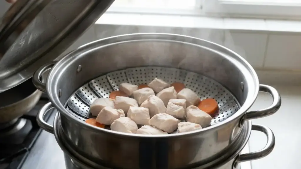 food-for-cat-after-birth-steaming-technique