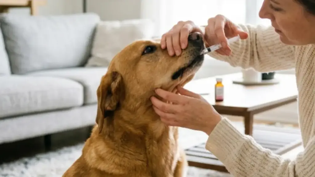 give-medicine-to-a-dog-throat-stroke-reflex