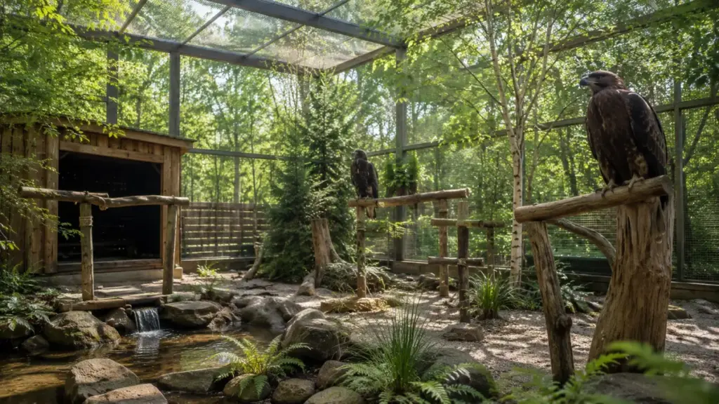 golden-eagle-stress-reduction-aviary-design