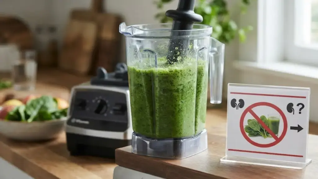 green-vegetable-smoothie-in-a-blender-container