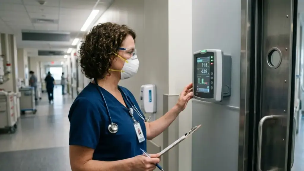 hospital-hygiene-standards-5-star-private-ward-infestations-dr-sarah-jenkins-pressure-gauge