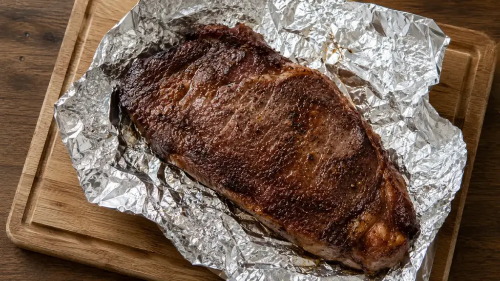 steak-cooking-mistakes-jess-pryles-foil-resting