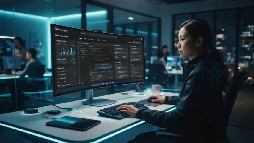 Next gen Microsoft Copilot unified interface displaying Home Code and Autopilot workspace options