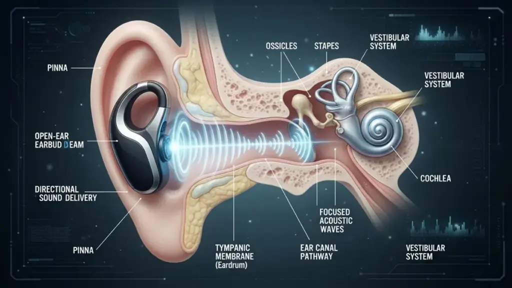 OpenAudio directional sound feature in bose ultra open earbuds review