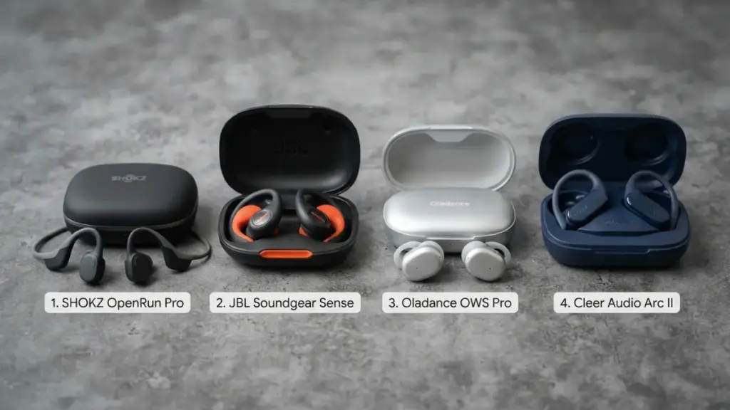 Top competitive open earbud models comparison