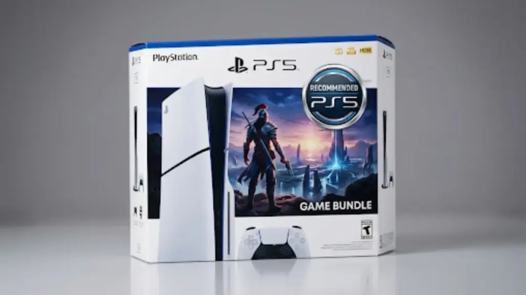 A new Recommended PS5 bundle package including retail game packaging