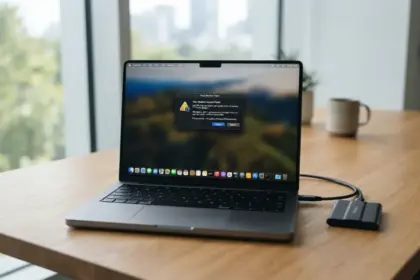MacBook showing restore error Downgrading macOS