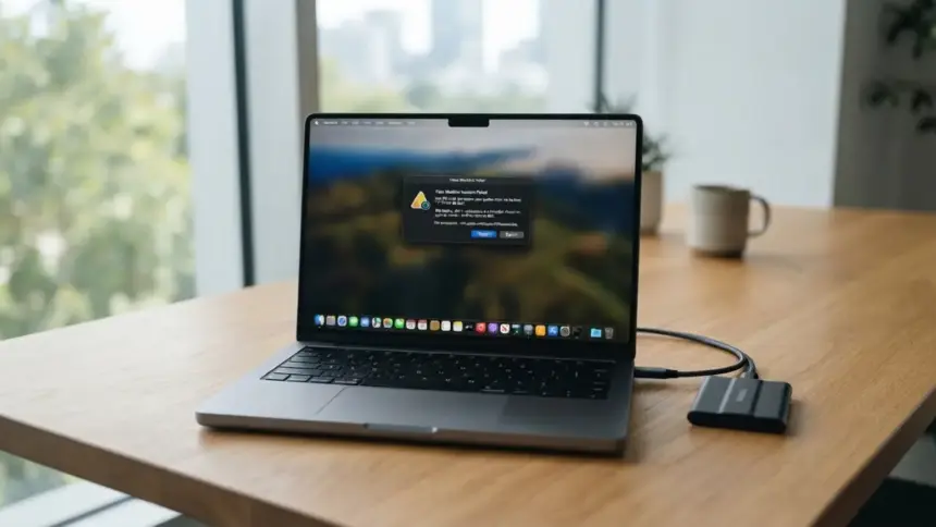 MacBook showing restore error Downgrading macOS
