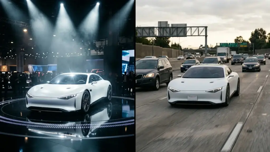 Showpiece versus road car the two sides of the Tesla Roadster thrusters debate