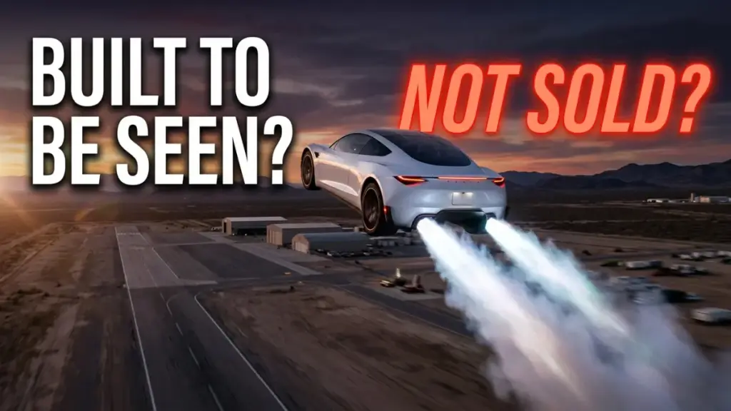 Tesla Roadster Thrusters Built to Be Seen Not Sold