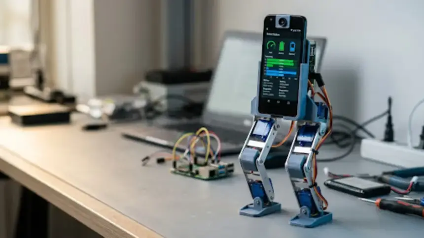 UCLA Built a Robot That Uses a Cheap Old Smartphone as Its Brain But the Phone Does Less Than You Think